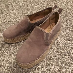Tan Sam Edelman platform shoes
